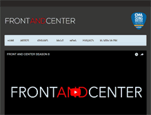Tablet Screenshot of frontandcenter.com
